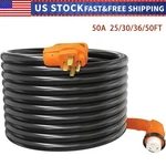 Rv Extension Cord Power Cable 25/50 Ft Amp 90-DEGREE Twist Locking. Fixed Price $215.99.