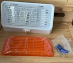 Leisure Led Rv Porch Light 12V 280LM White Base Clear Amber Lens 1-PACK. Fixed Price $15.90.