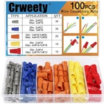 100PCS Wire Connectors Nuts Electrical Caps Twist Insulating. Fixed Price $8.98.