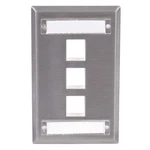 Hubbell Premise Wiring SSFL13 PLATE,3 Ports,gray 22LW35. Fixed Price $32.26.