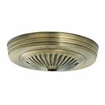Satco Ant Br Fin Canopy 1/8 Ch 2 Bar Model Number 90-1675-SAT. Fixed Price $27.76.