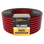 Gs Power Ofc Pure Copper 10 Gauge Wire Oxygen Free, AWG-50 Ft, Red. Fixed Price $116.99.