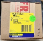 Square QOB3150VH 150A 3P 240V Circuit Breaker 22KA Bolt-on Nqod Panel Nib. Fixed Price $400.00.