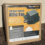 Durabuild Solar Powered Attic Fan 12W - Roof Exhaust. Fixed Price $149.00.