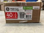 General Electric TL240RCUP 40AMPS 2SPACE/4CIRCUIT Outdoor Main Lug. Fixed Price $64.99.