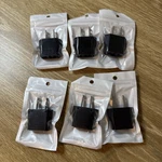 6 Pk Uropean To American Outlet Plug Adapter Electrical Travel Power Converter. Fixed Price $24.00.