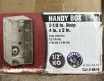 Raco 4 In. Rectangle Steel 1 Gang Outlet Box Gray ( 25PK ). Fixed Price $79.99.