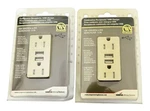 Cooper Wiring Lot Of 2 Combination Receptacle Usb Chargers TR7745V-K Ivory New. Fixed Price $14.50.