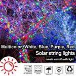 Perfect Holiday 100 Led String Solar Lights - 33FT High Quality Mini Bulbs. Fixed Price $12.32.