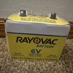 Rayovac 944-2R: 6-VOLT Heavy Duty Lantern Battery With Spring Terminals Pack. Fixed Price $27.99.