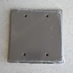Bell Outdoor 2-GANG Blank Outlet Cover, Gray, Wet Locations Exterior 5175-0. Fixed Price $12.00.