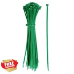 Yelarxi 100 Pack Green Zip Ties Inch Self-locking Wire Cable. Fixed Price $20.00.