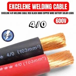 Excelene 4/0 Welding Cable Red Black 0000 Copper Wire Battery Solar Leads. Fixed Price $8961.65.