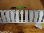 Hellermann 181-13011 Wall Duct; Pvc; Slotted; 6 Ft INX3 White. 2 Pieces!. Fixed Price $6.00.