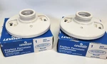 2 Vintage Leviton 9875 Medium Base White Keyless Porcelain Lampholders. Fixed Price $14.94.