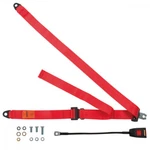 Front Static Seat Belt Ford Series Chassis Cab 1965-1986 Red. Fixed Price $137.81.