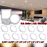 3/4W 6W 9W 12W 15W 18W 20W 25W Dimmable Led Recessed Ceiling Panel Light Fixture. Fixed Price $99.95.