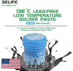Relife Solder Paste, RL-404 138 C Low Temp, Lead Free Gram. Fixed Price $13.99.