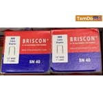 (2 Boxes) Briscon (SN-40) 500 Cable Staples 1/2" Wide 1" Long. Fixed Price $25.00.