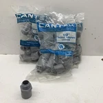 Lot Of (39) Cantex SCHEDULE40 Pvc Conduit 1/2" Slip Threaded Terminal Adapter. Fixed Price $29.99.