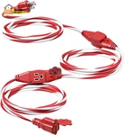 25 Ft Candy Cane Outdoor Christmas Extension Cord With Multiple Space. Fixed Price $31.93.