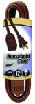 Woods Cube Tap; 16/2 12' Brown Ext; 12-FEET; Ft, 94038907. Fixed Price $10.89.