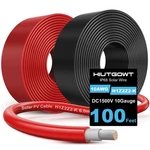Hiutgowt Solar Wire 10AWG 2X100FT Tinned Copper Pv Cable Extension. Fixed Price $179.99.