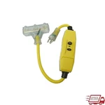 Gfci Protected 12/3 Gauge Tri-cord Power Set 3-OUTLETS Heavy-duty Outdoor Indoor. Fixed Price $37.22.