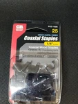 Gardner Bender 1/4 In. Plastic Insulated Coaxial Wood Staple Pk PCC-1525. Fixed Price $6.95.