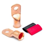 1/0 Gauge 5/16" Wire Lugs - Copper Cable Battery Connectors Ring. Fixed Price $14.99.