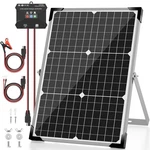 Solar Battery Trickle Charger 30W 12V Panel Maintainer For Car Boat Rv. Fixed Price $86.39.