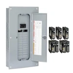 Square 100 Amp 24-SPACE 48-CIRCUIT Indoor Main Breaker Panel Box Load Center. Fixed Price $158.19.