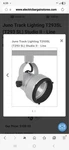 Juno Master T293 Studio Ii PAR30 Track Lighting Fixture Silver Finish. Fixed Price $85.00.
