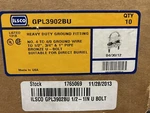 Ilsco GPL3902BU Grounding Clamp, NO.4 To 4.0 Wire 1/2-3/4 And 1",. Fixed Price $400.00.