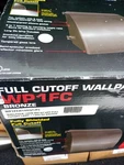 Rab WP1FCH100QT/PC Wallpack 100W Mh Hpf Full Cutoff Lamp + 120V Bronze. Fixed Price $99.99.