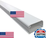 Electriduct Large Latching Cable Raceway 2X1 Channel 58IN White Pack. Fixed Price $79.16.