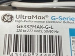 74459 GE332MAX-G-L Electronic Ballast Flourescent Lamp T8 120-277V Nos. Fixed Price $6.00.