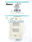 Panduit CFPE4IWY 4-PORT Mini-com Faceplate, Executive Series, Off-white Stsi. Fixed Price $8.99.