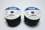Lot Of 2) 25' Anchor 6AWG Battery Cable Black Tinned Copper 112002 Marine Grade. Fixed Price $61.74.