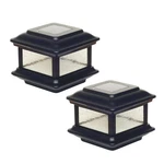 Classy Caps 4X4 Black Aluminum Colonial Solar Post (set Of 2). Fixed Price $66.09.