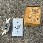 Hubbell Weatherproof Flush Single Pole Switch #7981 Nos Vintage. Fixed Price $29.97.