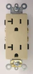Leviton Ivory 5-20R Decora Duplex Receptacle 16342-I. Fixed Price $6.50.