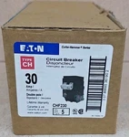 1) New Eaton CHF230 Circuit Breaker 30A 120/240V 2-POLE. Fixed Price $18.99.
