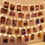 120LED Usb Fairy String Lights 40FT With 52 Photo Clips Non-trace Hooks. Fixed Price $19.98.