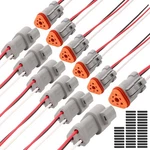 Deutsch Connector Waterproof, 18 Awg Dt Automotive Electrical Male .... Fixed Price $20.67.