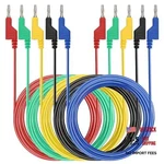 Sumnacon 5PCS Banana To Plug Test Lead, 4MM Stackable 2. Fixed Price $21.82.