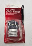 Pass & Seymour Pull Chain Socket Interior 250W 962-BPCC5. Fixed Price $9.99.