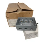 Mulberry 30601 3-GANG Deep Weatherproof Box Seven 3/4" Hubs Lot 10 New. Fixed Price $149.99.