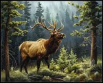 Woodland Majesty - Diy Chart Counted Cross Stitch Patterns Needlework Dmc Color. Fixed Price $15.99.