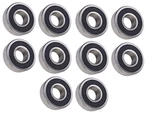 (10 Each) 1622-2RS Sealed Radial Ball Bearing 9/16 X 1-3/8 Od 7/16 Wide. Fixed Price $17.99.
